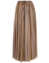 BRUNELLO CUCINELLI Stripe Chiffon Drawstring Maxi Skirt