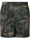 VALENTINO CAMOUFLAGE SWIM SHORTS