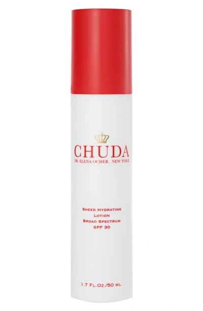 Chuda Sheer Hydrating Lotion Broad Spectrum Sunscreen Spf 30, 1.7 oz