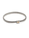 JOHN HARDY Classic Chain Hammered 18K Yellow Gold & Sterling Silver Extra-Small Bracelet