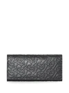 BURBERRY MONOGRAM LEATHER CONTINENTAL WALLET