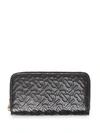 BURBERRY MONOGRAM LEATHER ZIPAROUND WALLET