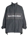 BALENCIAGA Check Logo Track Jacket