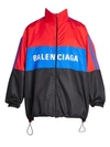 BALENCIAGA Colorblock Logo Track Jacket