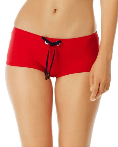 Vilebrequin Women Swimwear - Women Shortie Bikini Bottom Neoprene - Swimwear - Febe In Lacquer Red