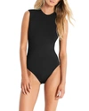 SEAFOLLY CAP-SLEEVE MAILLOT ONE-PIECE SWIMSUIT,PROD228040007