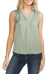 VINCE CAMUTO RUMPLED SATIN BLOUSE,9139039