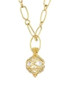 TEMPLE ST. CLAIR Nature Deconstructed Theodora 18K Yellow Gold & Diamond Amulet
