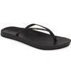 Reef Cushion Bounce Slim Flip Flop In Black