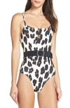 SOLID & STRIPED THE NINA BELTED ONE-PIECE SWIMSUIT,WS-1936-1630