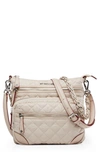 Mz Wallace M Z Wallace Downtown Crosby Crossbody Bag In Rose Gold Metallic