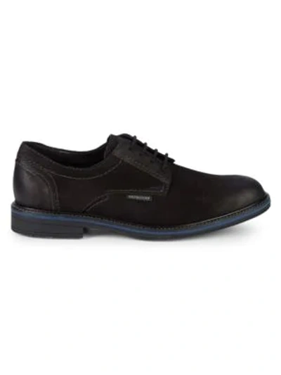 Mephisto Waino Suede Derby Shoes In Black