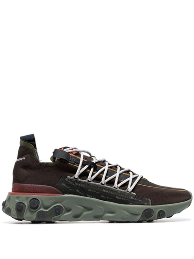 Nike React Runner Wr Ispa Ripstop Sneakers In Brown