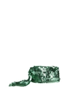 Attico Green Embroidered Sequinned Belt In Green