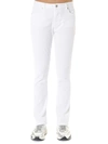 DONDUP OLLIE WHITE COTTON DENIM JEANS,DP426BS0009PTD OLLIE000