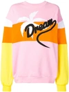 MSGM DREAM EMBROIDERED SWEATSHIRT