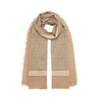 BURBERRY MONOGRAM PRINT LIGHTWEIGHT CASHMERE SCARF,3011660