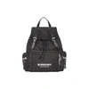 BURBERRY THE MEDIUM RUCKSACK IN TECHNICAL NYLON AND LEATHER,3011655