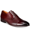 Florsheim Men's Calipa Cap-toe Oxfords, Created For Macy's Men's Shoes In Burgundy