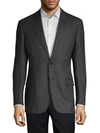 ARMANI COLLEZIONI TEXTURED WOOL BLEND SPORTCOAT,0400010516082