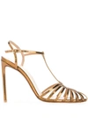 FRANCESCO RUSSO POINTED STRAPPY PUMPS