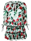 ALICE AND OLIVIA FLORAL SHIFT DRESS