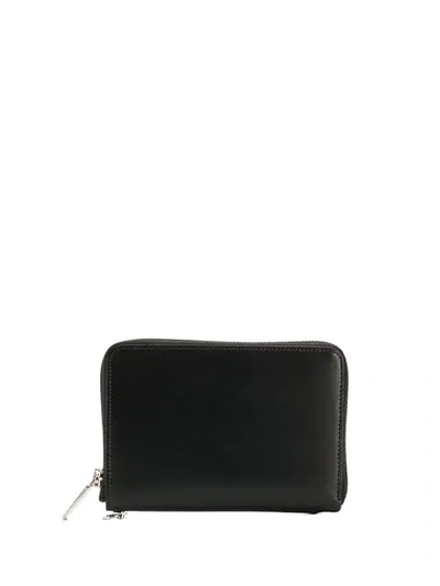Yohji Yamamoto Zipped Bi-fold Wallet - 黑色 In Black