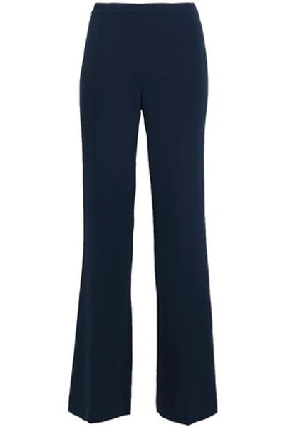 Theory Woman Crepe Flared Trousers Navy