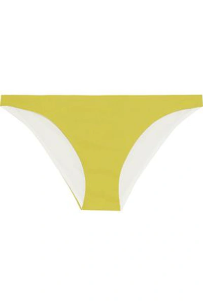 Alix Woman Collins Low-rise Bikini Briefs Chartreuse