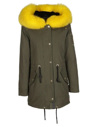 Moose Knuckles Hooded Parka In Green