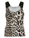 RABANNE LEOPARD PRINT TOP,10844893