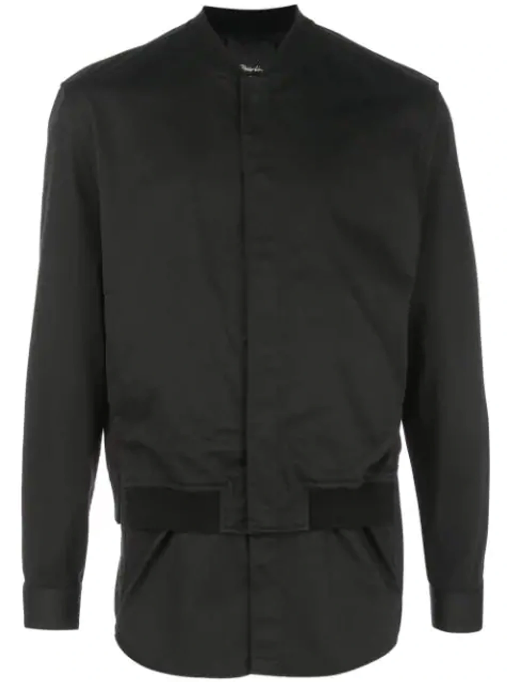 3.1 Phillip Lim Classic Bomber Shirt Jacket In Black | ModeSens