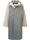 MACKINTOSH COLOUR-BLOCK RAINCOAT