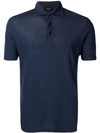 DELL'OGLIO KNITTED POLO T-SHIRT