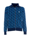 PRADA KNIT PRINTED CARDIGAN,10845723