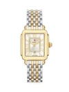 MICHELE WATCHES Deco Madison Mid Two-Tone Diamond Dial Watch