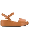 Camper Misia Platform Sandals In Brown