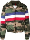 MONCLER MONCLER HOODED RAIN JACKET - 绿色