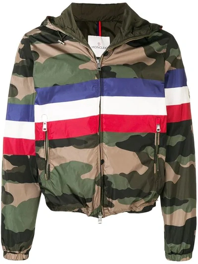 Moncler Hooded Rain Jacket - 绿色 In Green