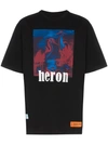HERON PRESTON HERON PRESTON HERON PRINTED T-SHIRT - 黑色