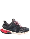 Balenciaga Track Logo-detailed Mesh And Rubber Sneakers In Black