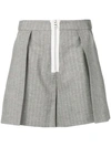 PINKO PLEATED SHORT SHORTS