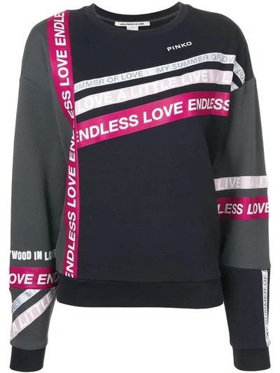 Pinko Endless Love Sweatshirt - 蓝色 In Z99