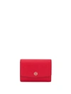 TORY BURCH TORY BURCH GOLD AND RED PURSE