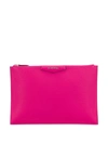 GIVENCHY GIVENCHY LOGO PRINT CLUTCH - PINK