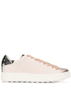 COACH NUDE PINK FLAT SNEAKERS