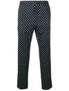 GUCCI GUCCI G FRAMES TROUSERS - 蓝色