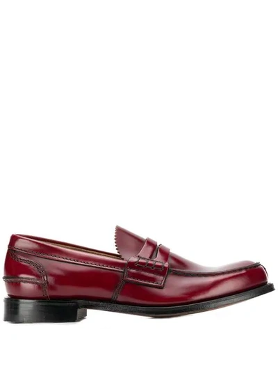 Church's Jagged Tongue Loafers - 红色 In Red