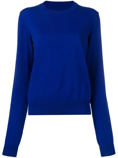 Maison Margiela Relaxed Fit Jumper In Blue