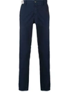 Incotex Slim-fit Chinos In Blue